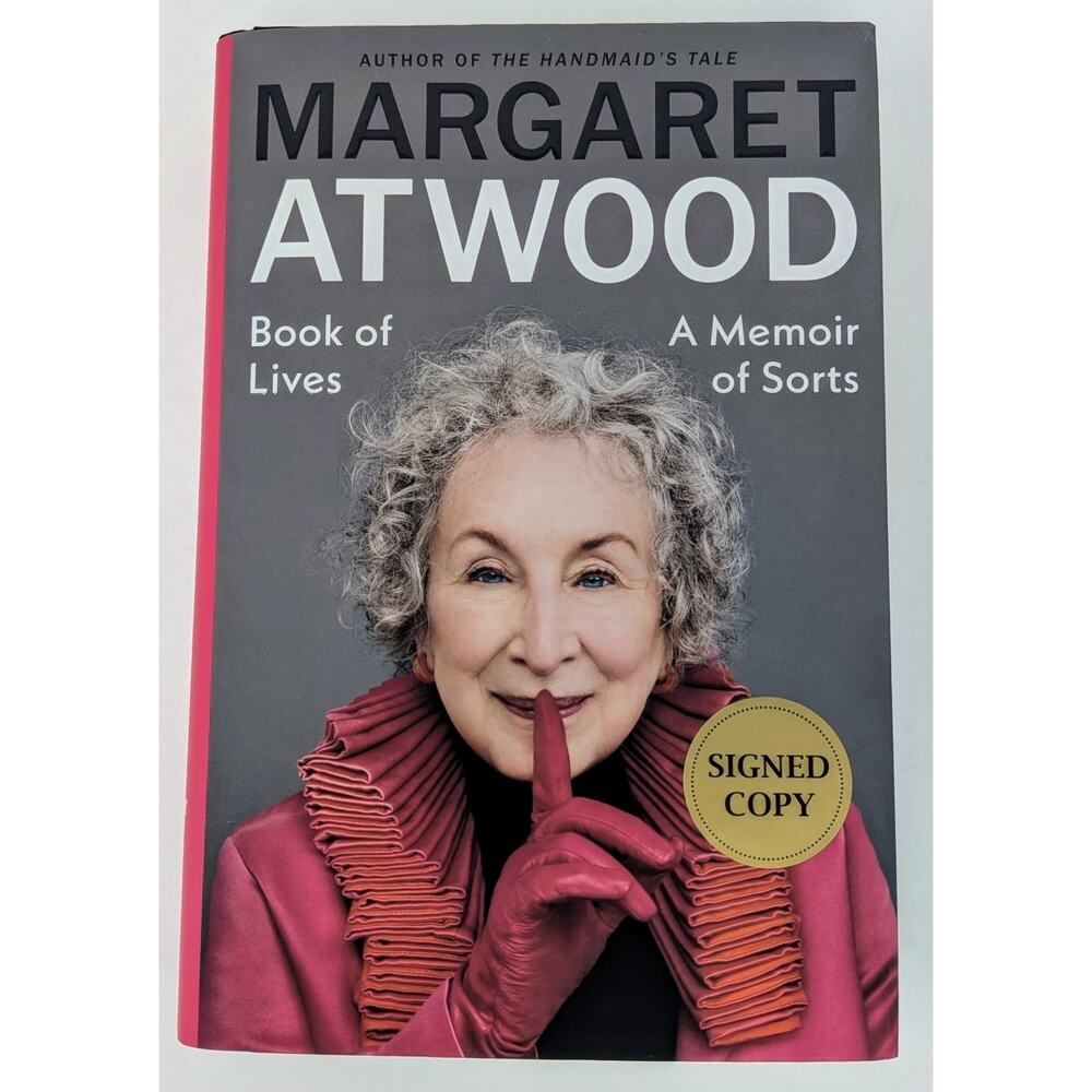 Margaret Atwood Book of Lives A Memoir of Sorts Signed Edition Handmaid’s Tale - Picture 7 of 11